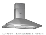 Neff Extra Wide Chimney Hood 90cm Stainless Steel Series 1