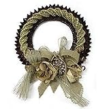 NOVICA Recycled paper wreath, 'Good Will'