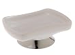 Steeltek Hampton Chrome and Ceramic Soap Dish