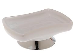 Steeltek Hampton Chrome and Ceramic Soap Dish