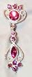 Pretty Reverse Mounted Belly Button Ring in Pink Pretty Reverse Mounted Belly Button Ring in Pink