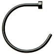 20 Gauge 3/8" Black Anodized Titanium Nose Hoop