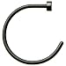 20 Gauge 3/8" Black Anodized Titanium Nose Hoop
