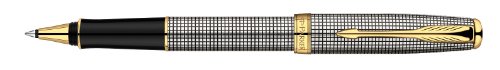 Parker Sonnet Premium Sterling Cisele Rollerball Pen, Silver (1743552) On Sale