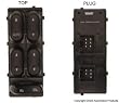 2002-2003 Ford Explorer 4 Door Power Window Master Switch