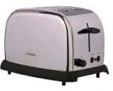 Hinari Lifestyle TL105SSCR - 2 Slice Toaster (Stainless Steel & Cream Finish)