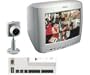 Philips Complete 14" Color Observation System w/Built-in Eight Channel Multiplexer & 3mm Varifocal Camera