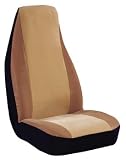 Elegant Suede Seat Covers - Tan