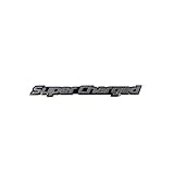 Supercharge Supercharged Silver Aluminum Emblems for Chevy Corvette Dodge Hot Rod Street Chevy Impala Ss Harley Davidson Camaro Range Rover Ford Mustang Gt