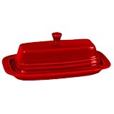 Fiesta 2-Piece Covered Butter Dish, Scarlet