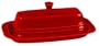 Fiesta 2-Piece Covered Butter Dish, Scarlet