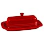 Fiesta 2-Piece Covered Butter Dish, Scarlet