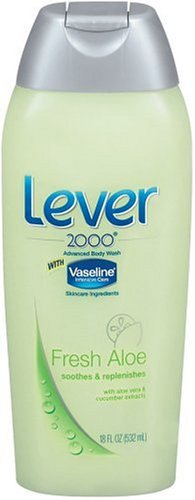 Lever 2000 Fresh Aloe Vera Refreshing Bodywash, 18-Ounce Bottles (Pack of 4) by Aloe Vera Gel