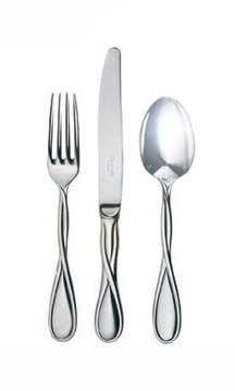 Christofle Silver Plated Galea Salad Serving Fork 0047-083
