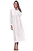 Del Rossa Women's Guinevere 100% Cotton Long Victorian Nightgown