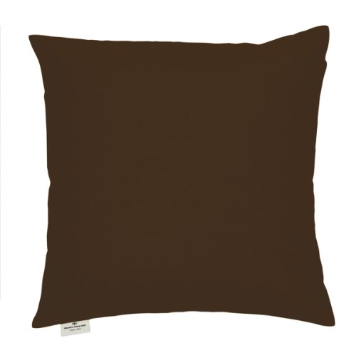 Tom Tailor 580812 Kissenh&uuml;lle Dove dunkelbraun / 40 x 40