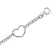 Karat Platinum Open Heart Bracelet