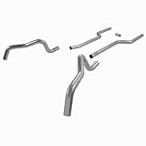 Flowmaster 1050 Header-back System - 3.00 in. Dual Rear Exit - Pipes Only No Mufflers