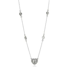 Cubic Zirconia by Kenneth Jay Lane Updated Traditional Heart