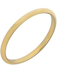 14 Karat Yellow Gold Polished Slip-On Bangle (6.3mm, size 7.5)