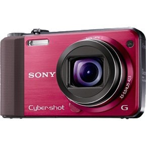 Sony Cyber-Shot DSC-HX7V 16.2 MP Exmor R CMOS Digital Still Camera with 10x Wide-Angle Optical Zoom G Lens, 3D Sweep Panorama, and Full 1080/60i HD Video (Red)
