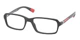 Prada Sport PS01CV 1BO1O1 Eyeglasses Black Demi Sh.+Black