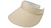 MG Womens Large Peak Twill Clip On Sun Visor- KHAKI