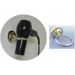 Buy Hair Dryer Holster (Chrome/Brass) (3 1/4"W x 4 1/2D) online at Discounted New and Used prices. Delivered to your door with Off-The-Bookshelf.