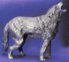 Regular Howling Wolf Figurine
