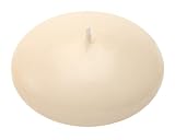 Biedermann Small Unscented Floating Candle, Cream, Box of 10