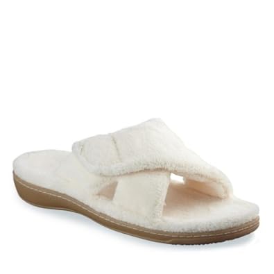 Amazon.com: Orthaheel - Relax - Pronation Control Slipper - Ivory - Women 07 M US: Shoes