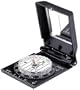 Brunton 27 LU Compact Pin-On Mirrored Compass With Luminous Points & Sun Watch