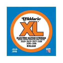 D'Addario EXL110-3D Regular Light 10-46 Electric Guitar Strings 3 Pack