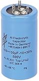 100uF+100uF 500V Radial Capacitor