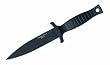 Smith & Wesson H.R.T. Boot Knife, Stainless, Black Blade, Plain, Leather Sh