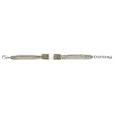 Broadway Bracelet, satin/palladium-plated