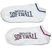 SOFTBALL - NO SHOW SOCKS (SIZE 9-11)