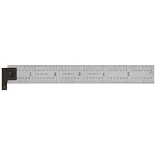 Starrett CH604R-6 6 2-Sided Steel Ruler with Hook