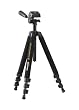 Cullmann NANOMAX 220 Stativ mit 3-Wege-Kopf (3 Ausz�ge, Tragf�higkeit 2,5 kg, 113cm H�he, Packma� 41cm)