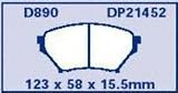 EBC Brakes DP21452 Greenstuff Street Sport Disc Pad