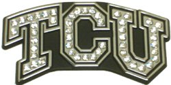 TCU Crystal Car Emblem