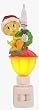 7" Looney Tunes Tweety Bird Bubble Christmas Night Light