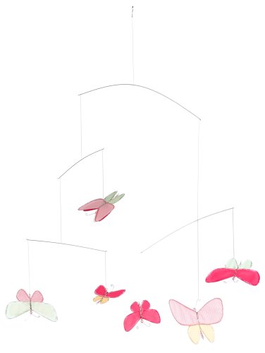 Lambs & Ivy Bright Butterfly Ceiling Sculpture