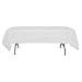 White Plastic Table Cover