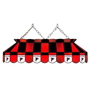 Imperial 18-1030 Atlanta Falcons Rectangular Stained Glass Billiards Light