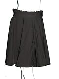 ALICE + OLIVIA A-Line Ruffle Skirt in Black