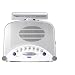 Sangean RCR-22 Uhrenradio (MW/UKW- Tuner, LCD) wei�