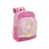 Fancy Nancy Backpack Pink with Sequin Bottom & Yellow Sparkly Butterfly