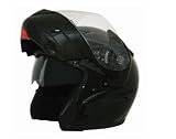 HCI Black Full Face Modular Motorcycle Helmet. 89-810