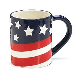 Patriotic Stars And Stripes American Flag Coffee Mug Cup by Patriotic Collection